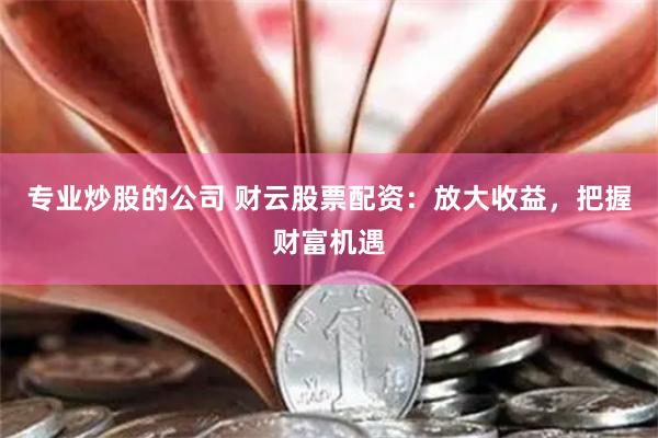 专业炒股的公司 财云股票配资：放大收益，把握财富机遇